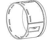 Walterscheid Kupplungsgehäuse Ø Teilkreis 138 mm, für Reibkupplungen EK96/4, 1367767 