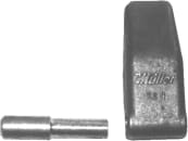 Bordwandscharnier, 20 mm x 100 mm, schwer, für Bordwand mit Zentralverriegelung (Müller Mitteltal) 
