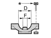 Agrotop Edelstahlschraube selbstschneidend für Düsenhalter, 14899 