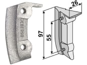 Industriehof® Säschar 97 x 54 mm für Becker, 99.BE-11 