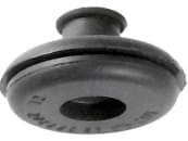 Herth + Buss Dicht- und Schutzstopfen doppelseitig, offen, schwarz, EPDM, D=9 mm, H=22 mm, 50 280 217 