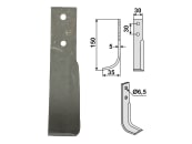 Industriehof® Fräsmesser rechts 150 x 30 x 5 mm, Bohrung 6,5 mm für Holder, HOL-05R 