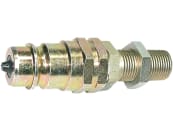 Hydraulikstecker "UDK" unter Druck kuppelbar, Schottgewinde, leicht 