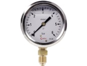 Hücobi Glyzerin-Manometer, Anschluss 1/4" unten, 0 bis 6 bar, 8128 006006 