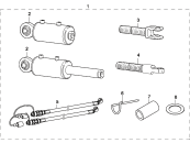 Walterscheid HVST-Satz "540", Einbaulänge ab 650 mm, für Stabilisatoren hydraulisch, 1203509 