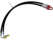 Schlauchsatz 900 mm für hydraulische Oberlenker 