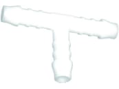 Schlauchverbinder "TS" T-Form, POM (Acetal Copolymerisat), weiß 