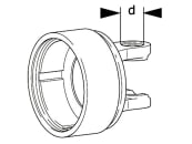 Walterscheid Kupplungsgehäuse W 2400, für Nockenschaltkupplungen K64/22R, K64/24R, 1133795 