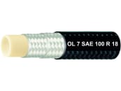 Thermoplastschlauch "SAE 100 R 18 OL 7" NW DN 10 - 3/8", 9,7 x 18,0 mm 