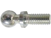 Kugelzapfen "BO", mit Gewindezapfen und Schlüsselfläche, DIN 71802, Stahl, verzinkt 