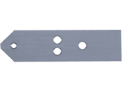 Anlage, links/rechts, kurz, wendbar, geschnittene Ware, SH 15G 023.416, für Niemeyer 