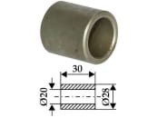 Industriehof® Buchse 30 x 4 mm, Ø innen 20 mm, Ø außen 28 mm, für Gyro, Nicolas, 63-NIC-61 