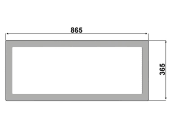 Heckscheibe, klar, unten, für Case IH 5000, Kabine Maxxum; Maxxum Pro 