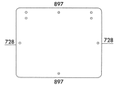 Heckscheibe, klar, 5-Loch-Befestigung, für Fiat Winner F 100, 110, 115, 120, 130, 140, Kabine Winner 