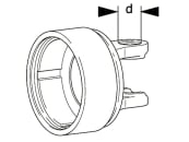 Walterscheid Kupplungsgehäuse W 2300, für Nockenschaltkupplungen K64/12R, K64/14R, 1133876 