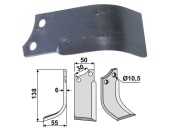 Industriehof® Fräsmesser rechts 138 x 55 x 6 mm, Bohrung 10,5 mm für Badalini F/777, BAD-01R 