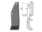 Industriehof® Fräsmesser links/rechts 260 x 80 x 5 mm, Bohrung 11 mm für Holder 