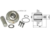 Industriehof® Lagerung Ø Welle 30 mm; 34 mm, LK 80 mm, für Kverneland Sechscheibe, 31-L17 