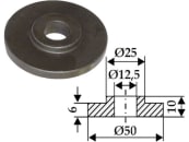 Industriehof® Scheibe 12,5 x 25; 50 x 6 mm; 10 mm für Agromet, 63-IND-901 