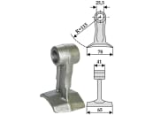 Industriehof® Hammerschlegel Arbeitsbreite 65 mm, Bohrung 25,5 mm, Einbaumaß 41 mm, für Ferri, Orsi, 63-RM-20 