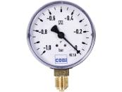 Hücobi Vakuum-Manometer, Anschluss 1/4" unten, -1 bis 0 bar, 8115 006000 