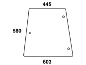 Seitenscheibe, klar, , , für Massey Ferguson MF 300 (Fg. Nr. bis B18008), 