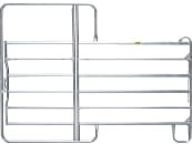 Patura Panel B x H 3,60 x 1,70 m für Rinder, mit 6 Horizontalrohren und Tor, 310208 