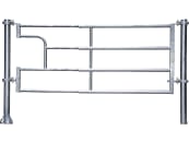 Patura Abtrennung "R4", 340 – 445 cm, mit Ausschnitt für Tränkebecken, 4 Horizontalstreben, 323322 