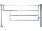 Patura Abtrennung "R4", 355 – 455 cm, mit Ausschnitt für Tränken, 4 Horizontalstreben, 323222 