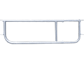 Patura Abtrennung "R2LB", 290 – 400 cm, 2 Horizontalstreben, 304262 