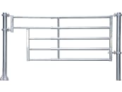 Patura Abtrennung "R5", 355 – 455 cm, mit Ausschnitt für Tränken, 5 Horizontalstreben, 323252 