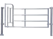 Patura Abtrennung "R4", 345 – 445 cm, mit Personenschlupf, 4 Horizontalstreben, 323522 