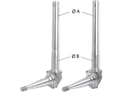Achsschenkel links/rechts Länge 298,45 mm, für Ford New Holland 300, 2000, 3000, 4000 
