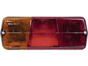 Hella® Schlussleuchte quadratisch, links, 201 x 76 x 71 mm, P21W; R10W, Schlusslicht; Bremslicht; Blinklicht; Kennzeichenlicht, 2SE 001 680-291 