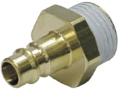 Druckluftstecker mit Außengewinde Druckluftstecker mit Außengewinde