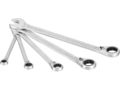 Hazet® Gabel-Ringschlüsselsatz, 5-teilig, mit Ratschenmechanismus, 606/5 