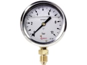 Hücobi Glyzerin-Manometer, Anschluss 1/4" unten, 0 bis 10 bar, 8128 006010 