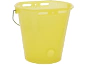 KERBL Kälbertränkeeimer 8 l, Kunststoff (transparent, lebensmittelecht), gelb, ohne Ventil, 14267 