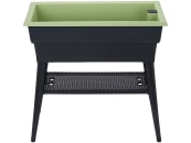 NOOR Hochbeet 81 x 38 x 80 cm Typ Calipso Maxi grün , Füllmenge 250 l 