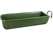 KERBL Langfuttertrog 42 l, 100 x 24 x 35 cm mit Schwimmerventil, 223111 