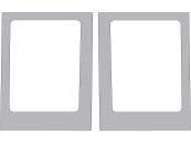 Frontscheibe, klar, unten links/rechts, geklebt, Siebdruck, für Claas Ares 7 