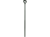 KERBL Dunggabelstiel Länge 125 cm Stahl, pulverbeschichtet, mit rutschfestem D-Griff, 3299 