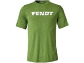 Fendt T-Shirt für Herren grün, weißes Fendt-Logo vorn und hinten, von Schöffel 