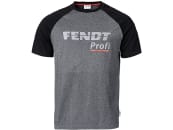 Fendt T-Shirt "Profi" für Herren grau; schwarz, Fendt-Logo und Profi-Schriftzug vron 