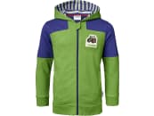 Fendt Sweatjacke für Kinder Gr. 86/92 grün; blau, mit Kapuze, Fendt-Logo vorn, X991020097000 