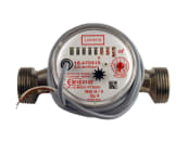 Wasserzähler mit eingebautem Impulsschalter Gewinde 3/4" AG 