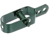 Attinger Drahtspanner Größe 2 (100 mm), schwere Ausführung, mit Stahlnuss, verzinkt; kunststoffummantelt, tannengrün Attinger Drahtspanner Größe 2 (100 mm), schwere Ausführung, mit Stahlnuss, verzinkt; kunststoffummantelt, tannengrün