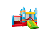 HOME DELUXE Aufblasbare Hüpfburg FABI bunt HOME DELUXE Aufblasbare Hüpfburg FABI bunt