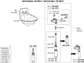 SUEVIA Tränkebecken Mod. 12P-MS 1/2" Explo-Zeichnung 