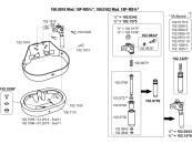 SUEVIA Tränkebecken Mod. 18P-MS 3/4" Explo-Zeichnung 
